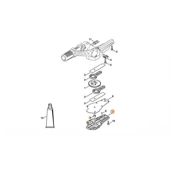 STIHL  Pokrywa przekładni 4230 640 5804